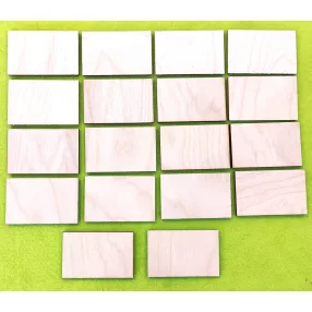 Natúr fa  lapok	18db/csomag	7x4,5cm   