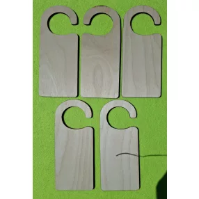    Natúr,nyír rétegelt lemez  Ne zavarjanak tábla 5db/csomag	19x8cm   