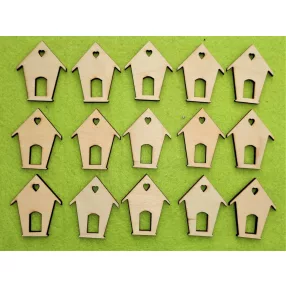 Natúr fa Házikó 15db 4x5cm   
