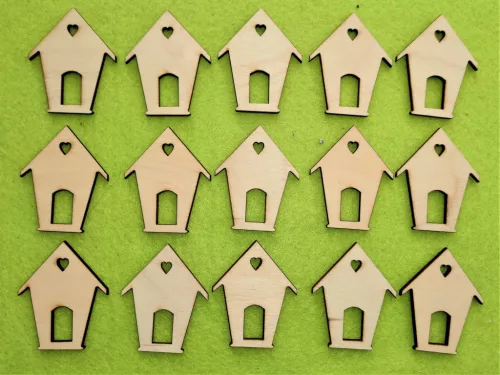 Natúr fa Házikó 15db 4x5cm   