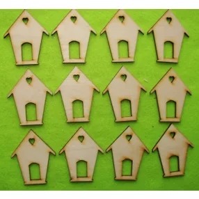 Natúr fa Házikó 12db/csomag	7x6cm   