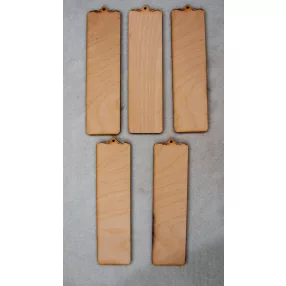 Natúr fa Könyv jelző díszes 	5db/csomag	20x5cm  
