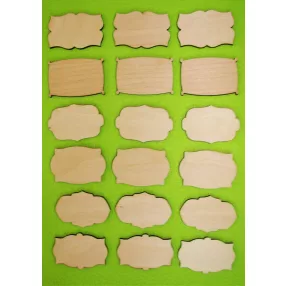 Natúr fa Vegyes táblák	18db/csomag	6x4cm  