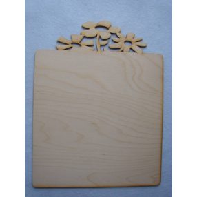 Natúr fa Virágos tábla	1db 	30x37cm 