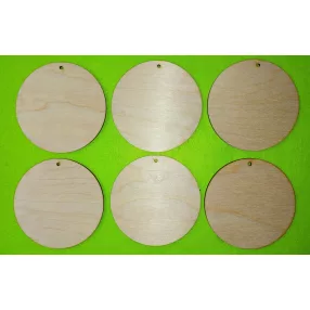  Natúr fa Kör lap 6db/csomag	12cm  