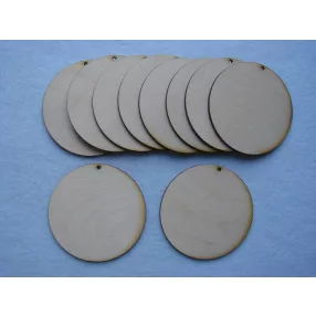 Natúr fa  kör	10db/csomag	9x9cm  