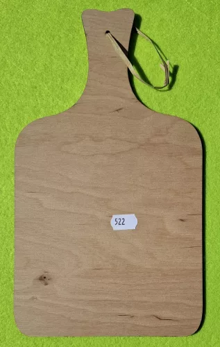 Natúr,nyír rétegelt lemez Vágódeszka 1 db 15x26cm  