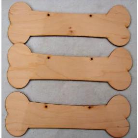 Natúr fa Kutya csont  3db/csomag	29x11cm 