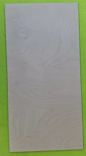 Natúr,nyír rétegelt lemez Téglalap tábla	1db	58x29cm  