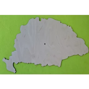   Natúr,nyír rétegelt lemez Nagy Magyarország térkép 1 db	46x29cm 