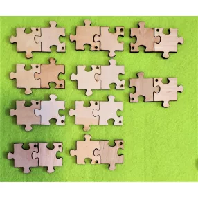 Natúr fa Puzzle 20db/csomag	4x4cm 