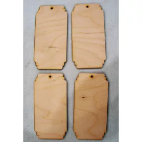 Natúr fa Tégla tábla  4db/csomag	16x8cm 