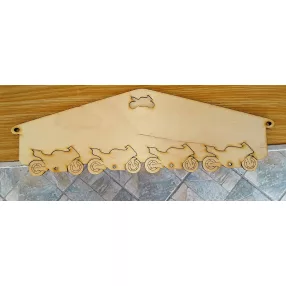   LAPRASZERELT,Natúr fa  Motoros kulcstartó	  1 szett	36x12cm 