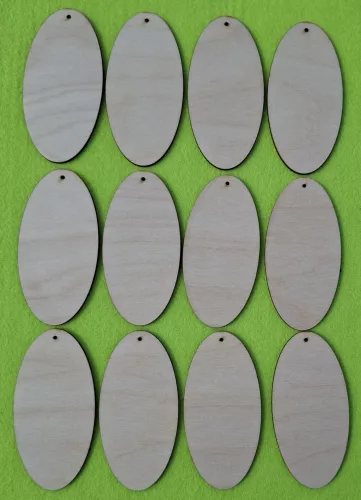 Natúr,nyír rétegelt lemez tábla	12  db/csomag	10x5cm 