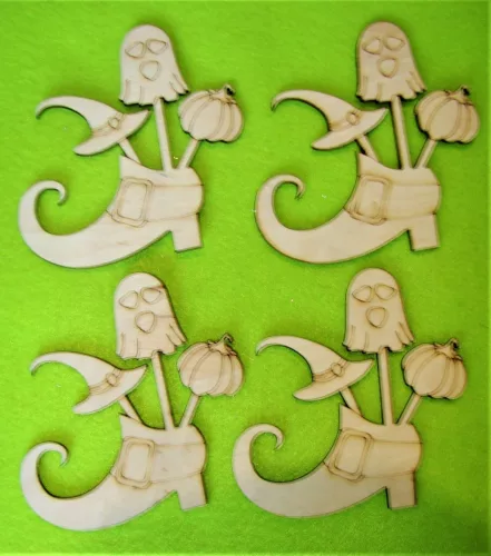 Natúr fa Banya cipő  4db/csomag	10x10cm  