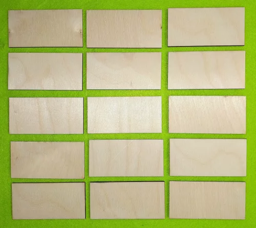 Natúr fa tábla	 15db/csomag	5x10cm 