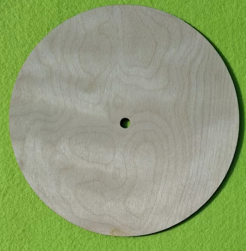 Natúr fa Kerek óralap	 1db	25x25cm 