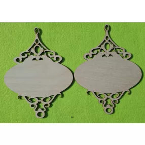 Natúr fa Tábla csipkés	 2db/ csomag	20x15cm