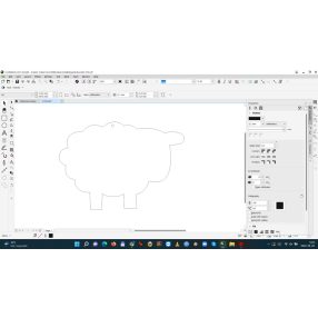 Natúr fa Bárány 40cm	1db 	40x28cm 