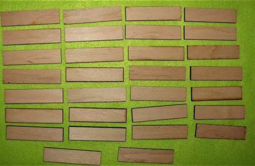 Natúr fa Téglalap táblácska	30db/csomag	8x2cm