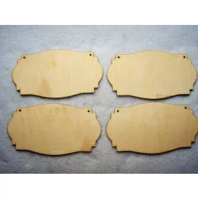 Natúr fa Tábla 	4db/csomag	10x18cm  