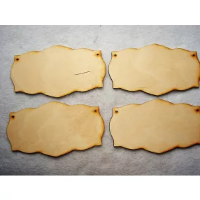 Natúr fa Tábla 4db/csomag	10x18cm  