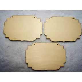 Natúr fa Tábla 	3db/csomag	12,5x18,5cm  