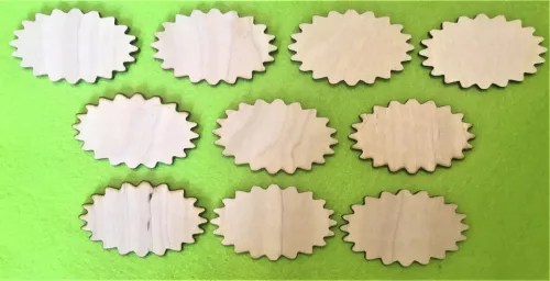 Natúr fa Tábla 10db/csomag	7,5x4,5cm  