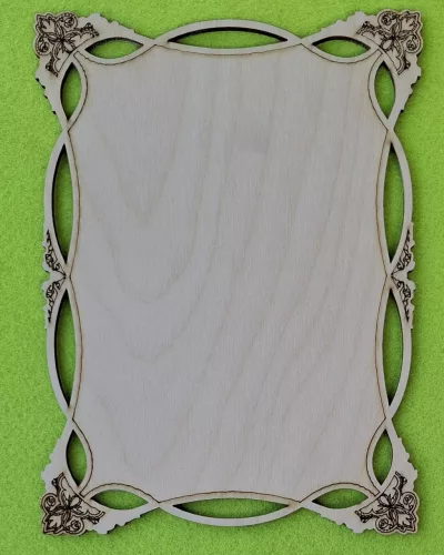 Natúr,nyír rétegelt lemez A5 Tábla 	1db	14,5x19,5cm  