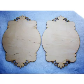 Natúr Díszes tábla 	2db	20x28cm 