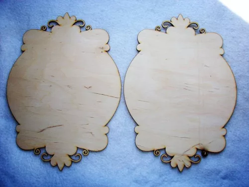 Natúr Díszes tábla 	2db	20x28cm 