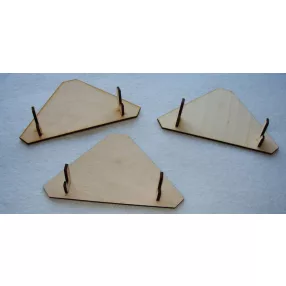 Natúr fa Tábla tartó	 3db/ csomag	15x8,5cm