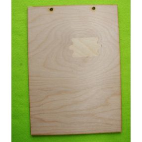 Natúr fa A5 könyvborító szögletes sarkú	1db 	17x24cm 