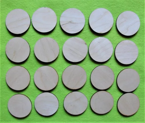 Natúr fa Kör lap	20db/csomag	5x5cm 