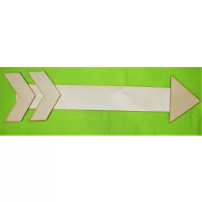   Natúr,nyír rétegelt lemez  Variálható Nyíl 	1 szett 	70x20 cm vastagság 3mm