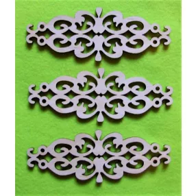 Natúr fa  Díszítőív	3db/csomag	13,5x5cm 