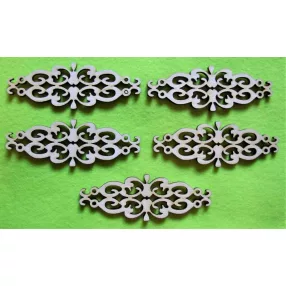 Natúr fa  Díszítőív	5db/csomag	10x3,5cm