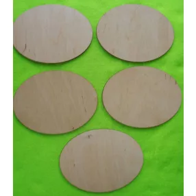 Natúr fa Ovális tábla	5db/csomag	16x12 cm 