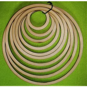   Natúr fa Álomfogó karika szett 2.	1szet	26,23,21,19,17,15,13,11,9,7, és a kör 5cm 