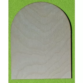Natúr,nyír rétegelt lemez ikon tábla 	1db 	21x16,5cm 
