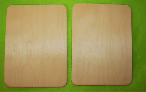 Natúr fa  tábla 	2db/csomag	16,5x22cm