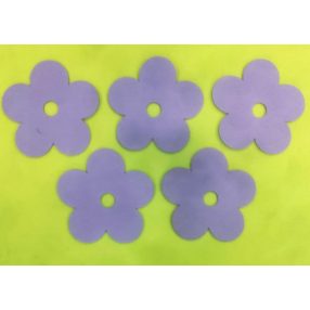 Lila  filc  margaréta	 5db/csomag	13x13cm 