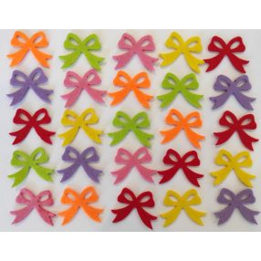 Filc  masni vegyes színben 5x4cm  25db/csomag