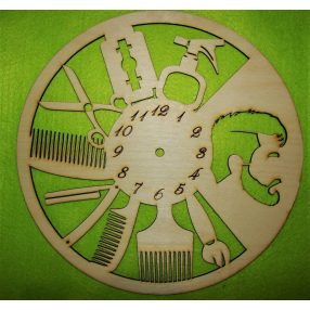 Natúr fa fodrász óra lap pengével	1db	29cm 