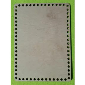   19,5x27,5cm Horgolható Natúr,nyír rétegelt lemez téglalap 1 db 