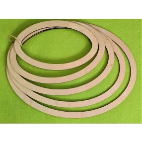   Natúr fa ovális Makramézható alap szett 	1szett	40x36-36x33-33x29-29x25-25x21 cm 