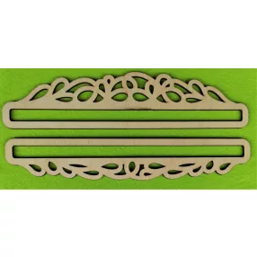   Natúr fa 4. Függeszthető   Makramézható alap szett	1szett	Teteje 30x7 alja 30x 5 cm 