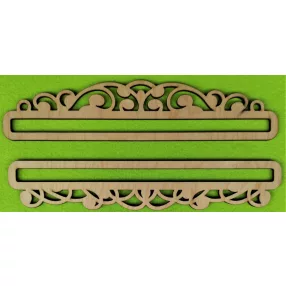   Natúr fa 6. Függeszthető   Makramézható alap szett	1szett	Teteje 30x6,5 alja 30x 5,5 cm 