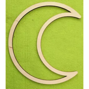 Natúr fa  Makramézható Hold	1db	17x20 