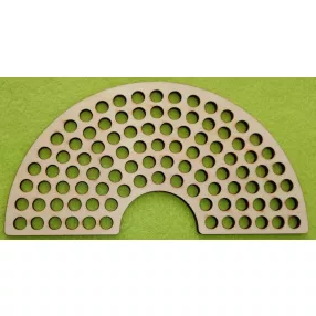   19,5x10cm Natúr fa  Horgolható Szivárvány fa alap 8mmlyukkal	1db	